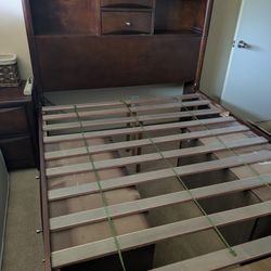 Twin bed frame with drawers