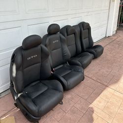 GTO Front And Rear Seats