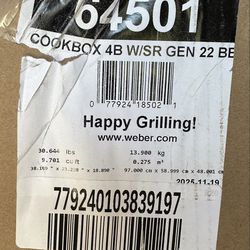 Weber Genesis 400 Cookbox w/ Sear Burner (2022+) NEW IN BOX