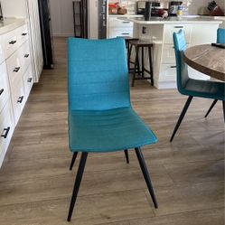 8 Faux Leather Chairs