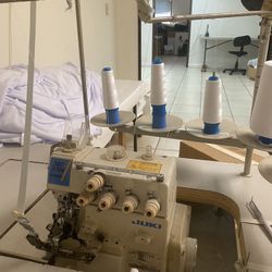 Juki MO-3743 Sewing Machine And Table