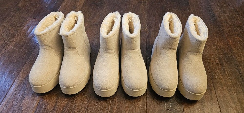 Fur Ugg Boots Size 9