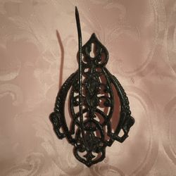 Cast Iron Wall Mount Bill/Receipt Holder 