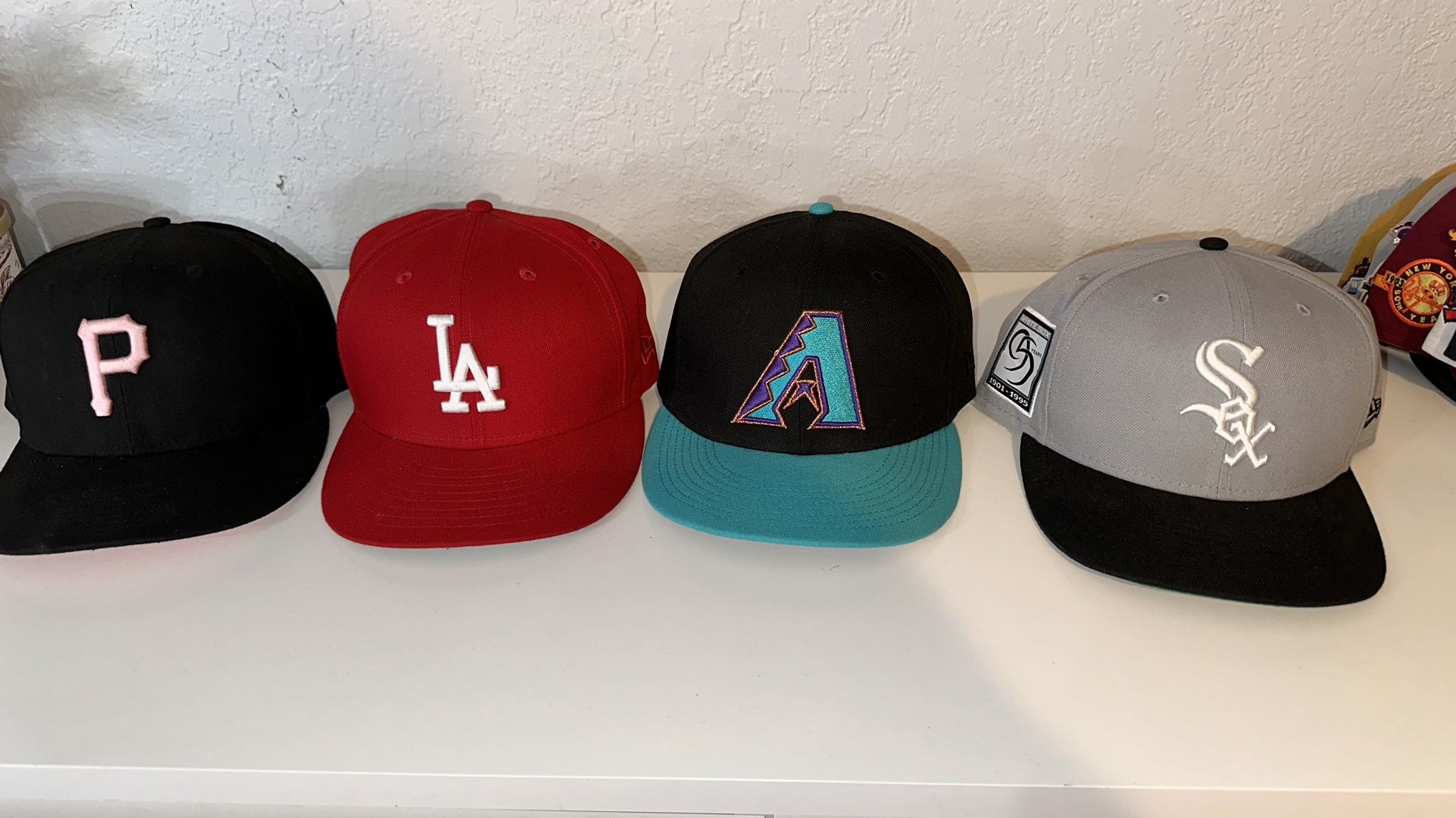 Fitted Hats Size 8.