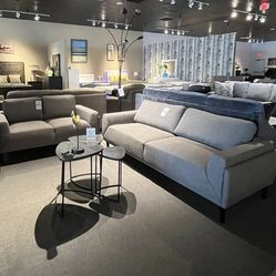 Grey Sofa And Loveseat