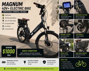 MAGNUM 4DV+ ELECTRIC BIKE
