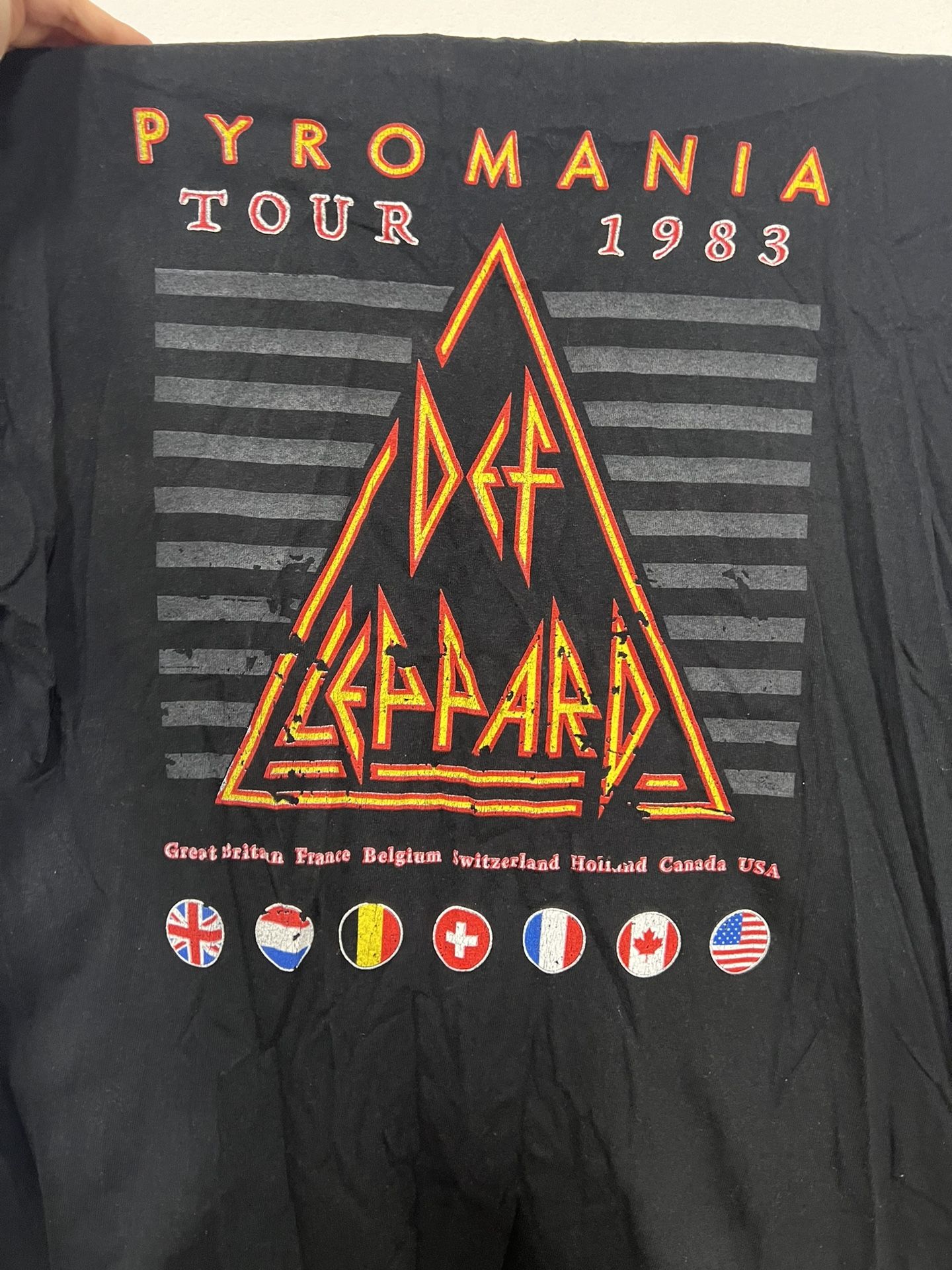 Def Leppard 1983 Tour Shirt