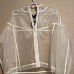 Nike Clear Windbreaker Nwt
