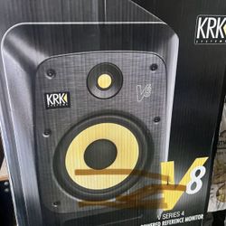 KRK V8 Set Of 2 Powered Reference Monitors