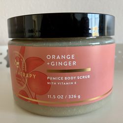 Bath and Body Works Aromatherapy Pumice Body Scrub - Orange & Ginger