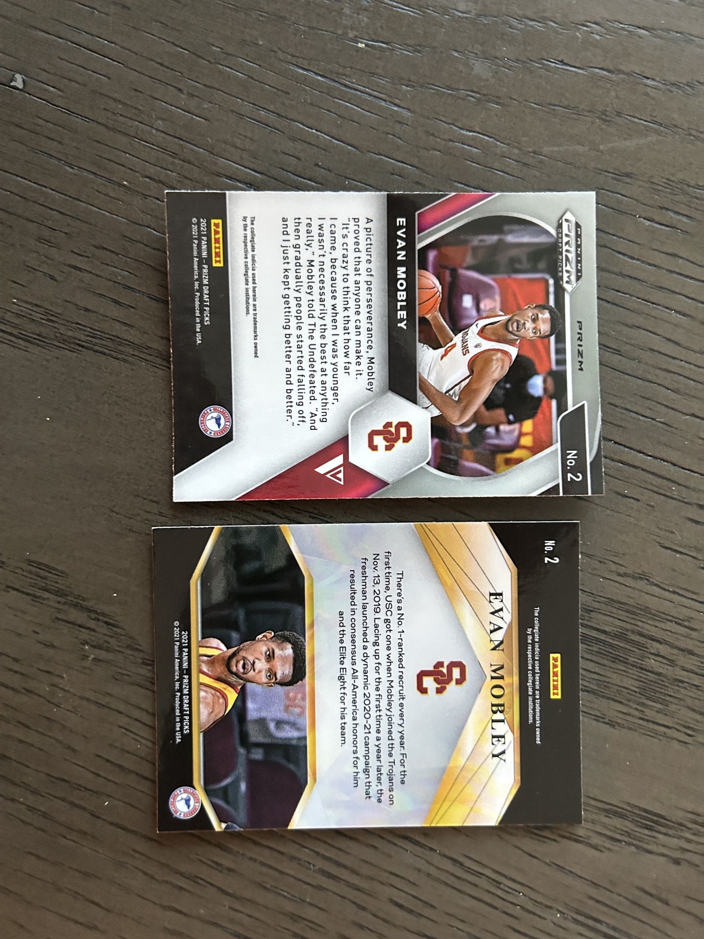 Evan Mobley Prizm Rookie Lot