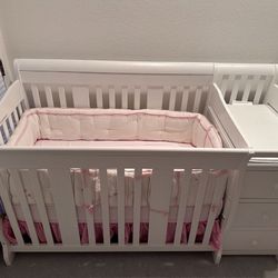 Storkcraft Portofino 5 In 1 Convertible Crib And Changer