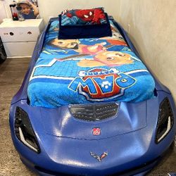 Boy car shaped beds