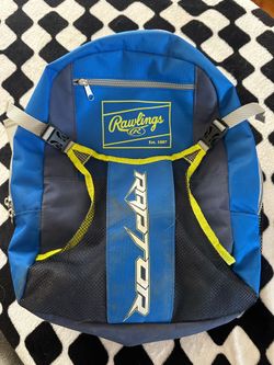 Rawlings Youth Baseball Backpack | Blue | Equipment Bag