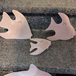 3 Ceramic Fish $8