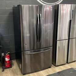 Samsung black stainless steel refrigerator  M