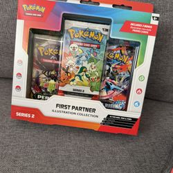 N EW Pokémon TCG First Partner Illustration Collection Series 2 - Sealed Box