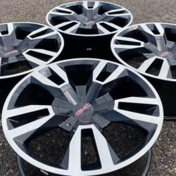 22” Chevy Silverado Tahoe Suburban We Finance GMC Sierra Yukon Denali Set Wheels New Rims 