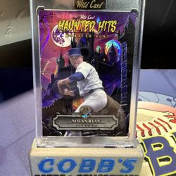 2025 Wild Card Haunted Hits Nolan Ryan Purple 3/3 