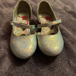 Toddler Girls' Disney Princess Ballet Flats - Silver