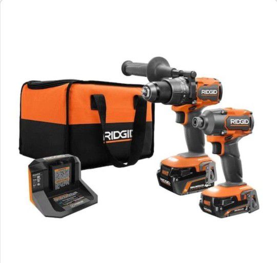 18V Brushless Cordless 2-Tool Combo
Kit with Hammer Drill, Impact Driver, (2)
Batteries, Charger, and Bag
