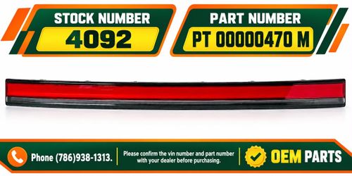 2022-2026 RIVIAN R1T/R1S OEM REAR TAILGATE LIGHT BAR LAMP LED STRIP.
