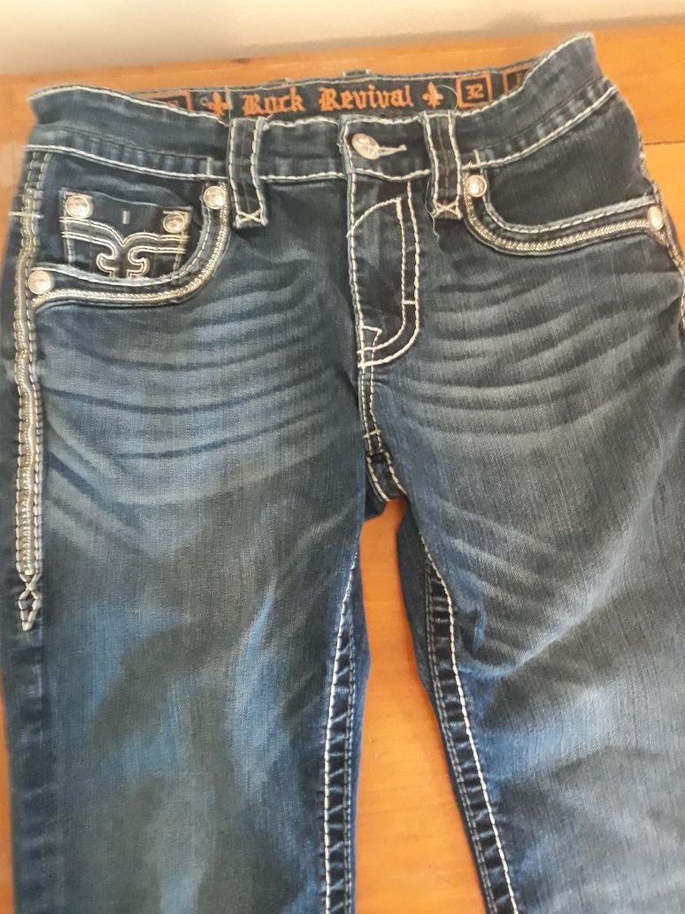 Rock revival mens jeans