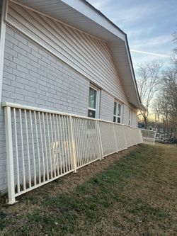 I have 50 linear feet of aluminum fencing left over from my project, four feet high and 11 feet long. Price: $500