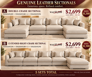 Genuine Leather Sectional Sofa Sale!!!