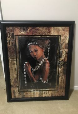 3 piece African art set