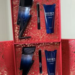 Carolina Herrera Bad Boy Cobalt Perfume Set 