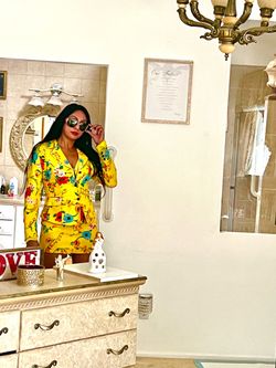Moschino + Vintage + 2 Piece + Floral.
