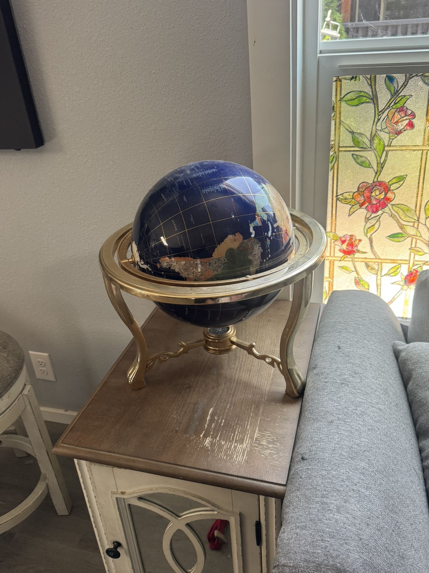 Gemstone World Globe