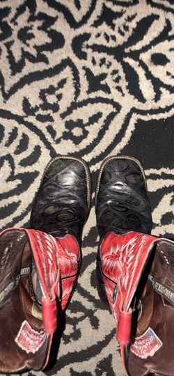 Fish skin boots/botas piel de pescado