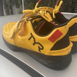 Squat University TYR L2 Lifter Shoes Size 12 - Yellow - Like New