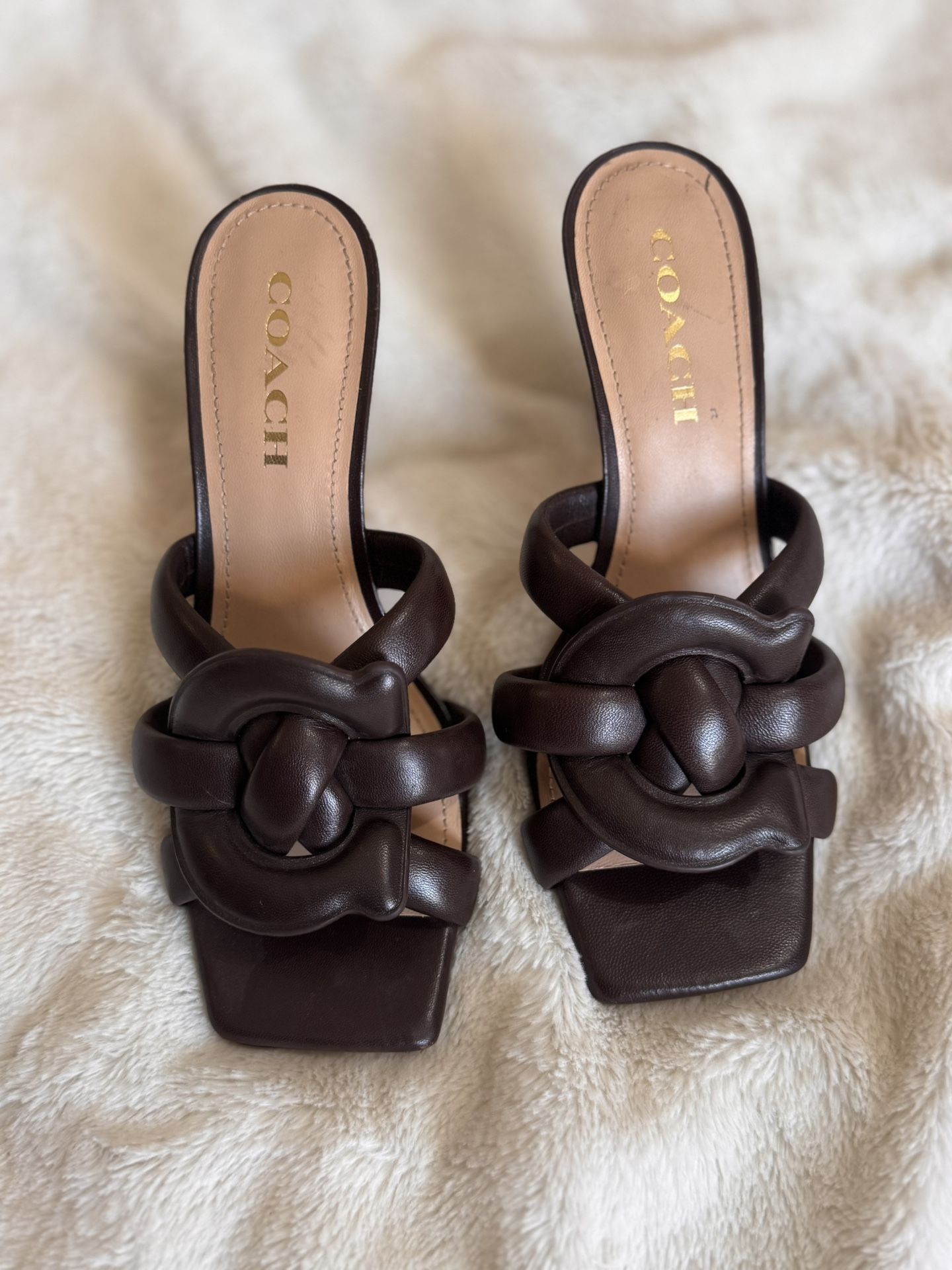 Coach Women's Kellie Leather Sandals
