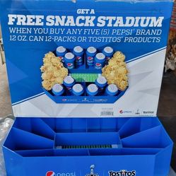 Super Bowl XLIX Snack Stadium Serving Tray Tostitos Pepsi