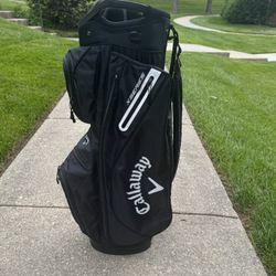 Callaway Black/white Org 14 Cart Golf Bag Used