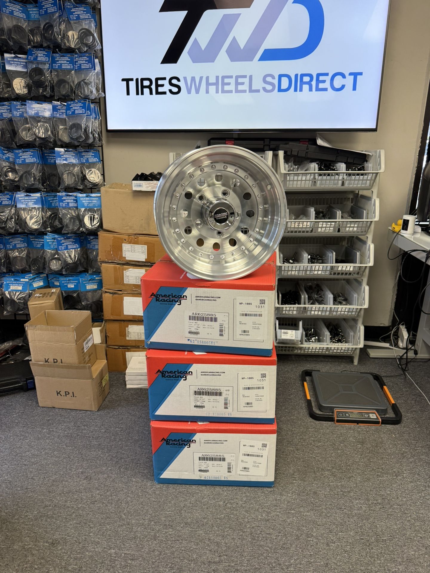 4-American Racing AR62 Outlaw II 15x8 5x5.5" -19mm Machined Wheels Rims 15" Inch