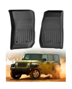 All Weather Floor Mats for Jeep Wrangler JK 2007-2018