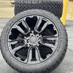 22" Wheels Tires Chevy Silverado 1500 Tahoe GMC Sierra Yukon Cadillac
