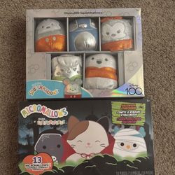 Squishmellow Set Disney And Halloween Lot 