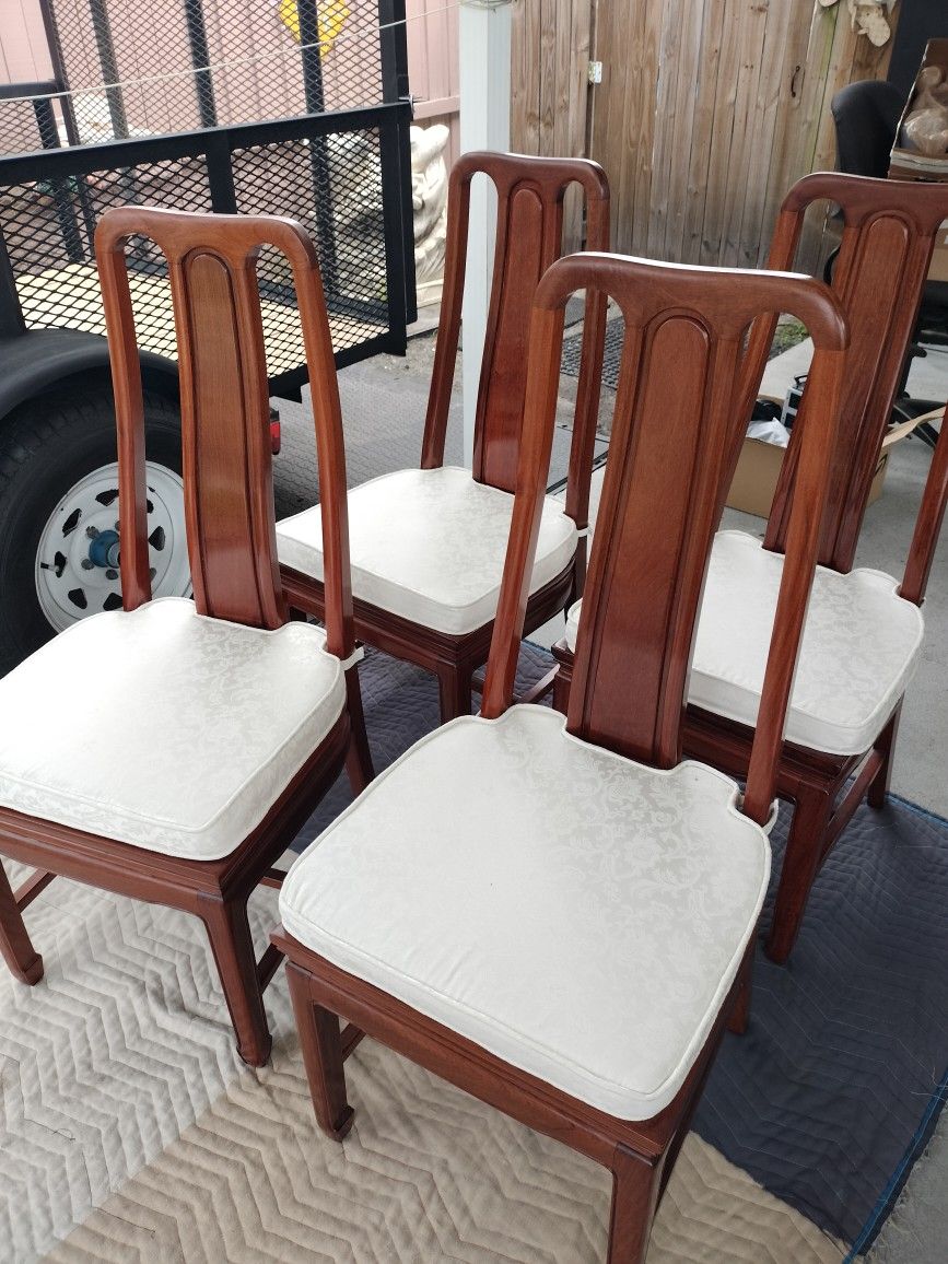 Set 12 Mid century Solid Heavy Chairs