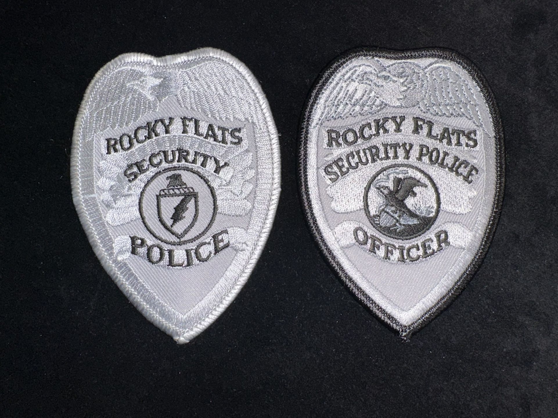 Rocky Flats Security Police Officer Patches DECOMMISSIONED