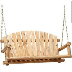 4' SWING WOOD WITH CHAINS " ANRAJO 
