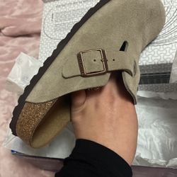 Birkenstock Clogs,8W, Narrow Fit, Schmale White 