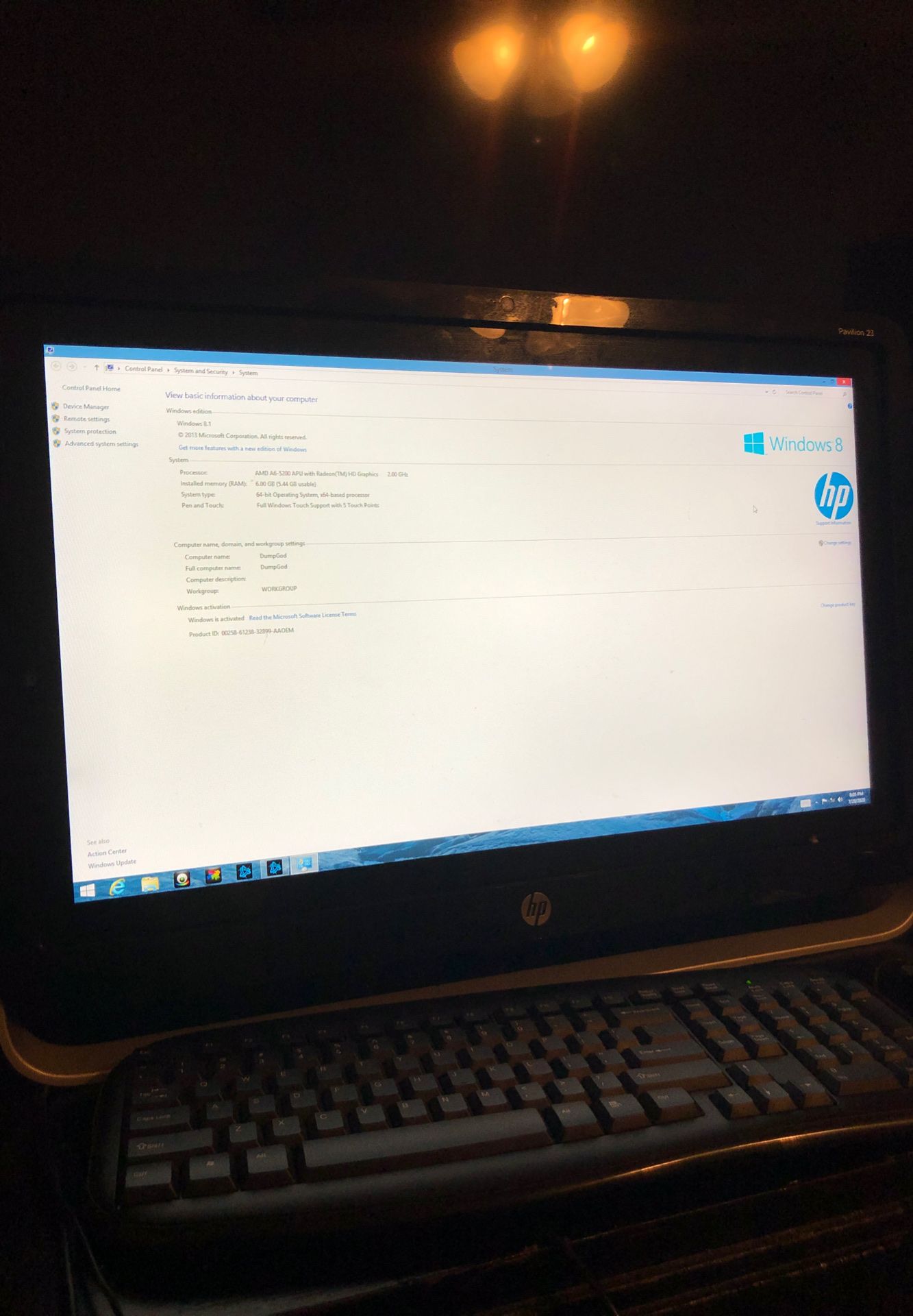 HP pavilion 23