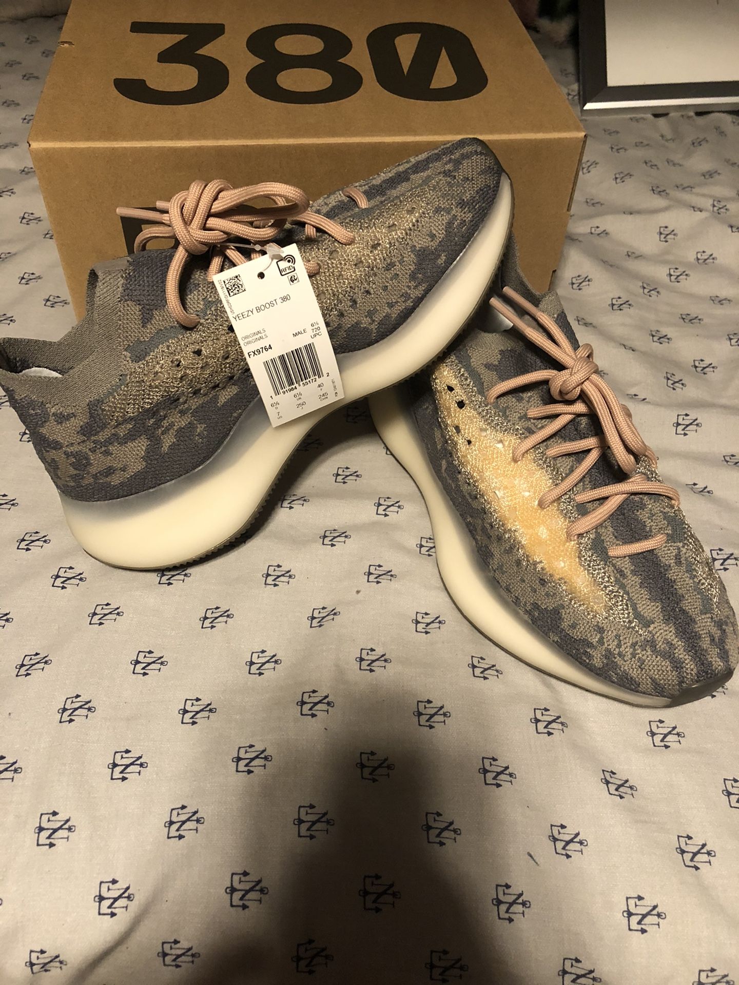 Yeezy Boost 380 'Mist Non Reflective' Size