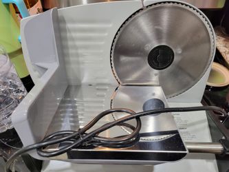 OSTBA Electric Meat Slicer with 7.5” Stainless Steel Blade,150W