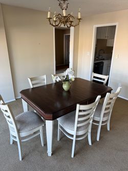 Dining Table Set with 6 Chairs